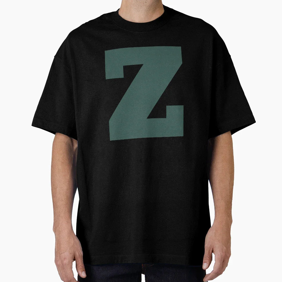 Z Slab Serif T-Shirt - Casual Everyday Wear Men Women