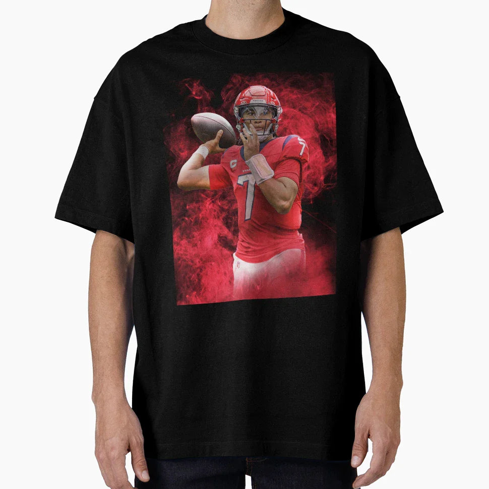 Cj Stroud Houston Sports Art T-Shirt - Trendy Graphic Unisex