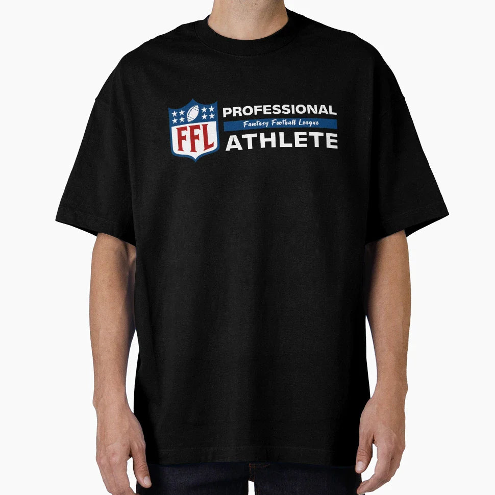 Professional Fantasy Football Athlete T-Shirt - Unique Graphic for Adults