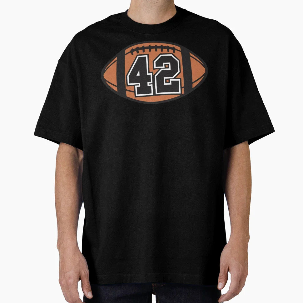 Football 42 T-Shirt - Casual Everyday Wear for Adults