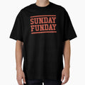 Sunday Funday Browns T-Shirt - Minimalist Print for Adults