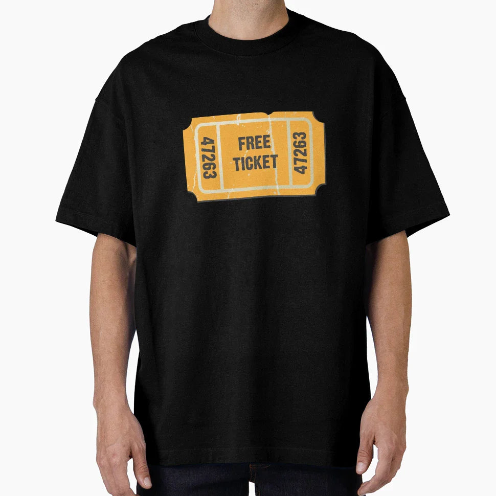 Free Ticket T-Shirt - Streetwear Style Men Women