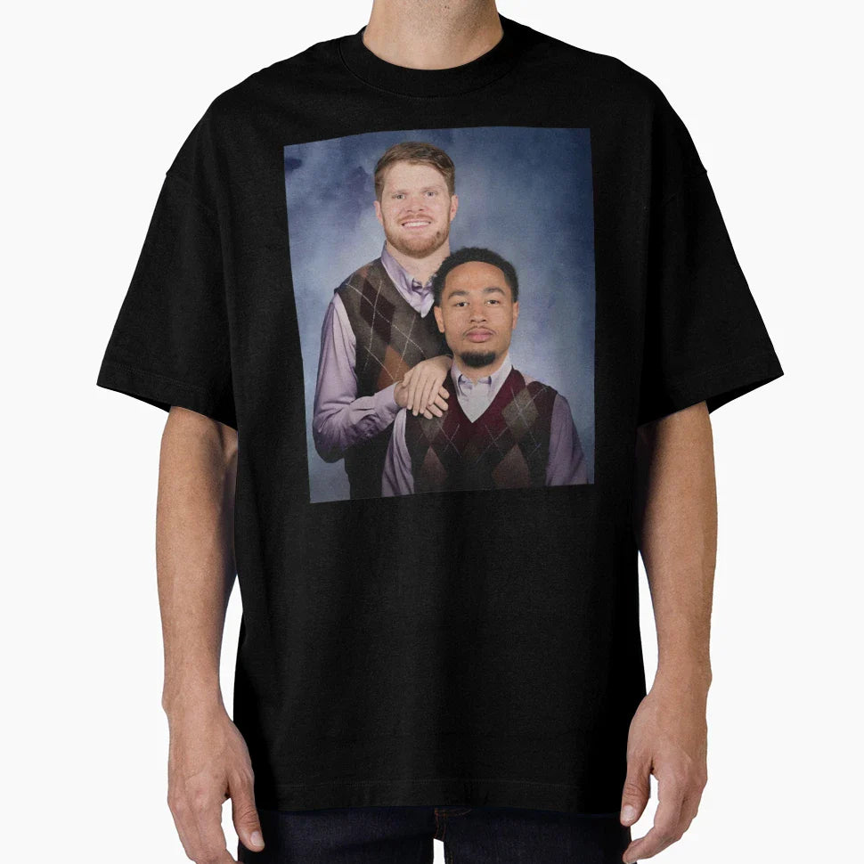 Sam Darnold Jaxon Smith Njigba Football T-Shirt - Streetwear Style Unisex