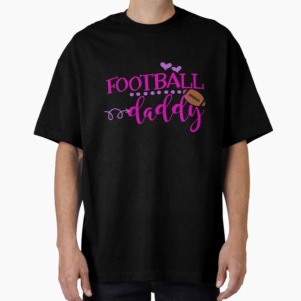 I Watch Football Daddy T-Shirt - Fun Novelty Design Unisex