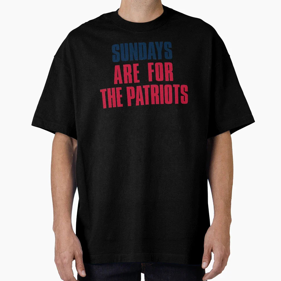 Sundays Are Patriots New England Football T-Shirt - Novelty Apparel Unisex