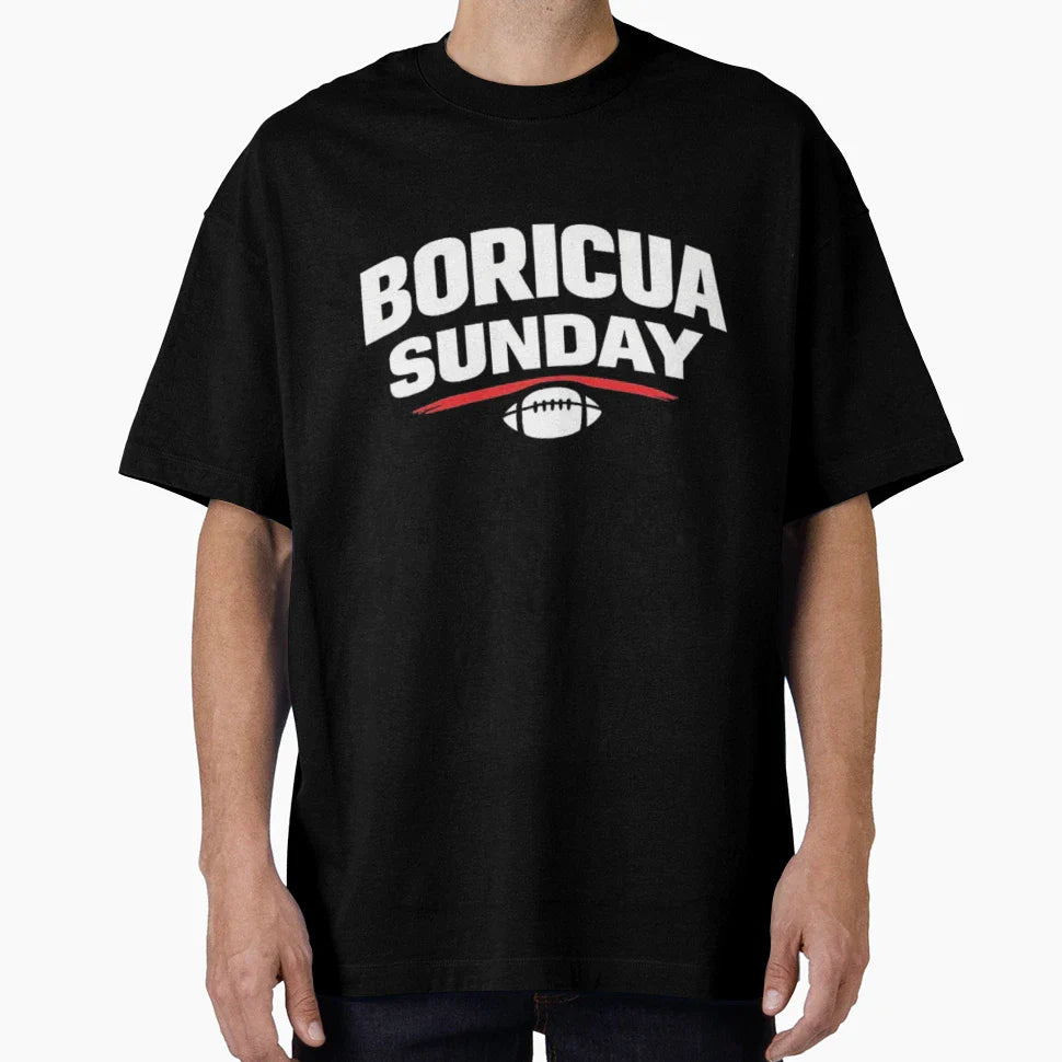 Boricua Sunday T-Shirt - Casual Everyday Wear Unisex