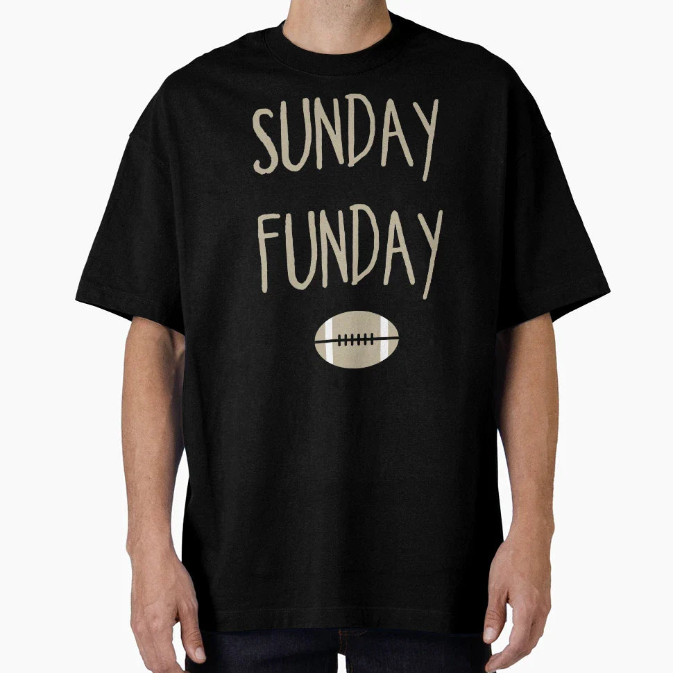 Sunday Funday T-Shirt - Minimalist Print Men Women