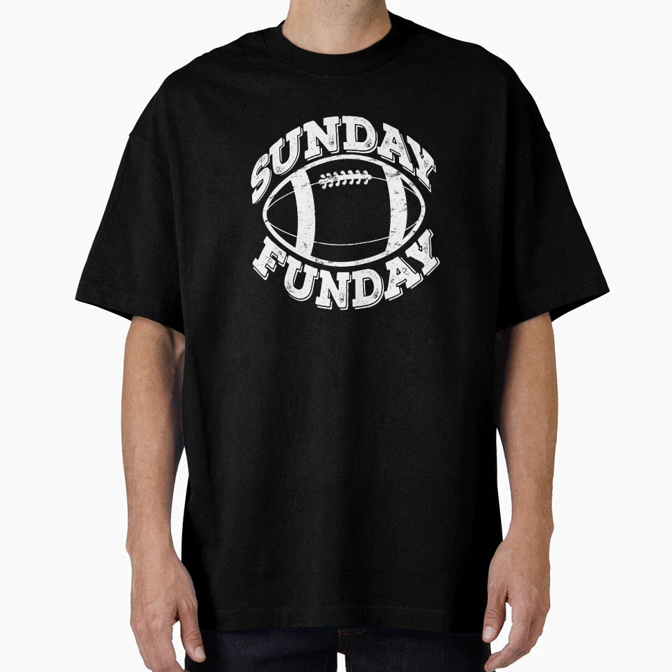 Sunday Funday T-Shirt - Minimalist Print Men Women