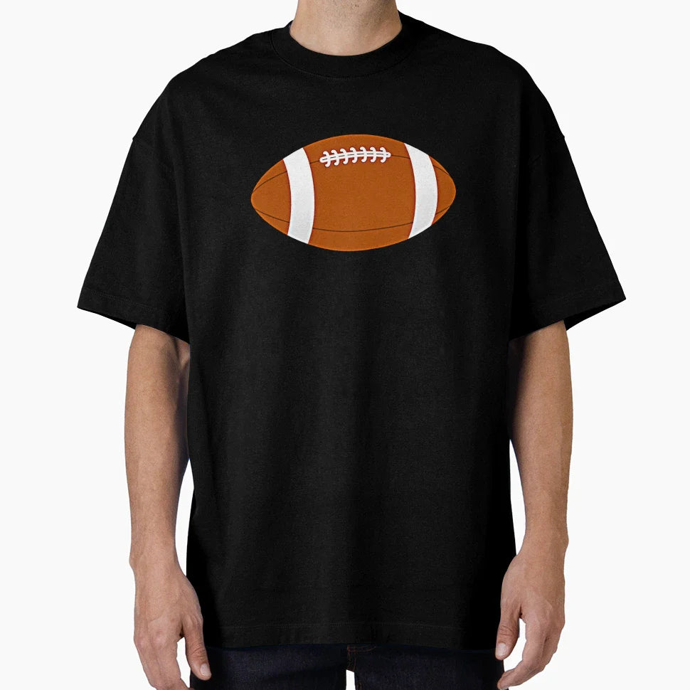 American Football Leather Ball Sports T-Shirt - Custom Art Print Men Women