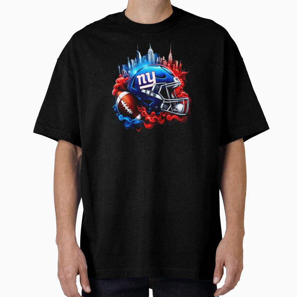 Ny Football T-Shirt - Custom Art Print Men Women