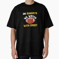 Sundays We Watch Football Daddy T-Shirt - Graphic Print Men Women