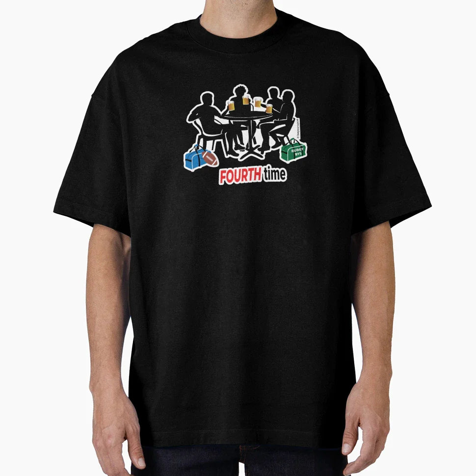 Fourth Time Rugby T-Shirt - Custom Art Print Men Women