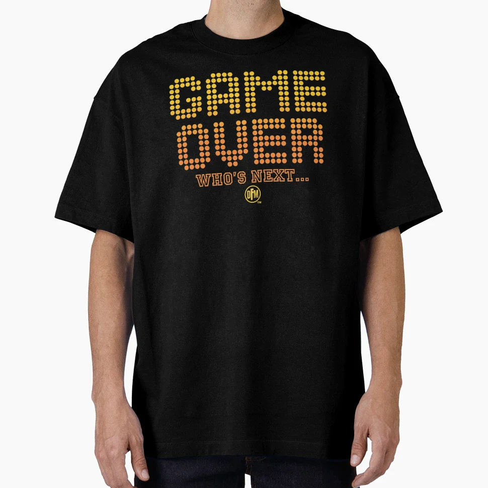 Game Over T-Shirt - Trendy Graphic Men Women