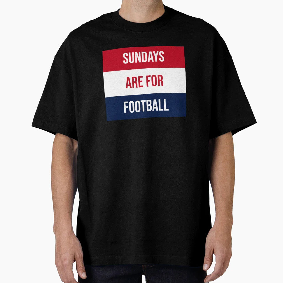 Sundays Are Football T-Shirt - Aesthetic Graphic Men Women