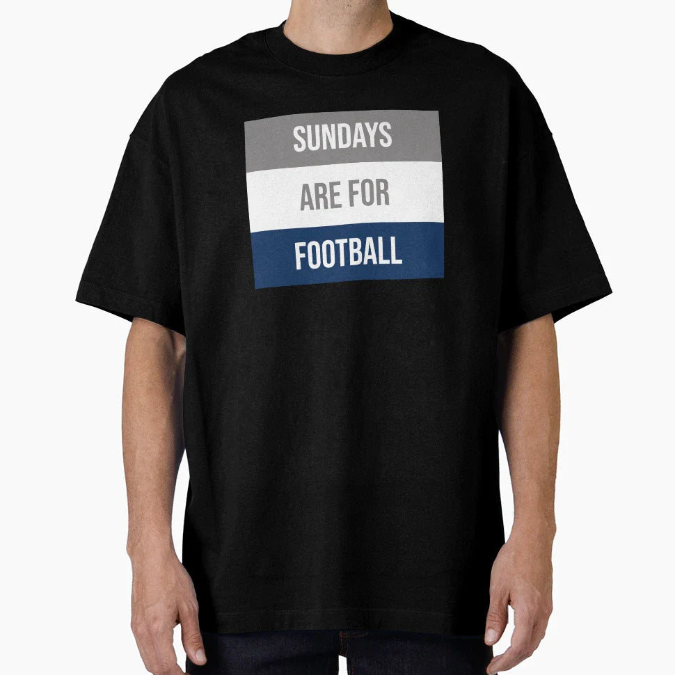 Sundays Are Football T-Shirt - Trendy Graphic Unisex