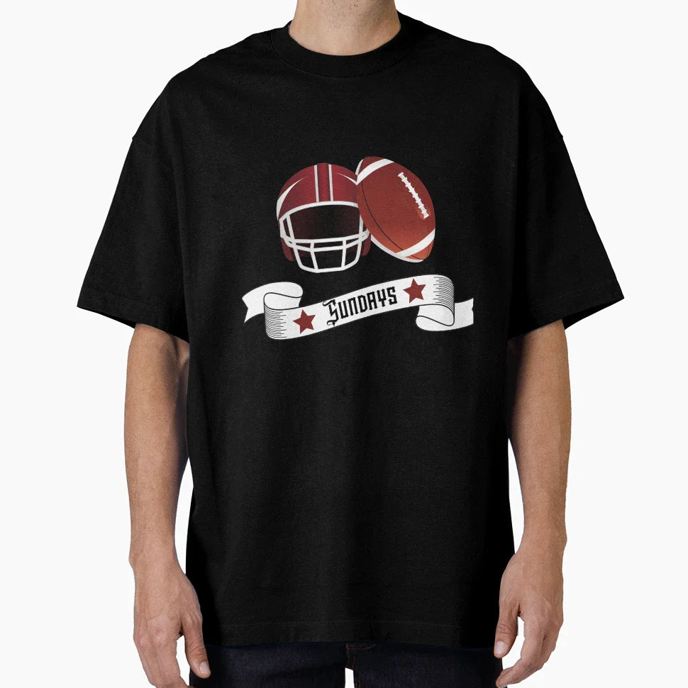 American Football Thank God Sundays T-Shirt - Streetwear Style Unisex