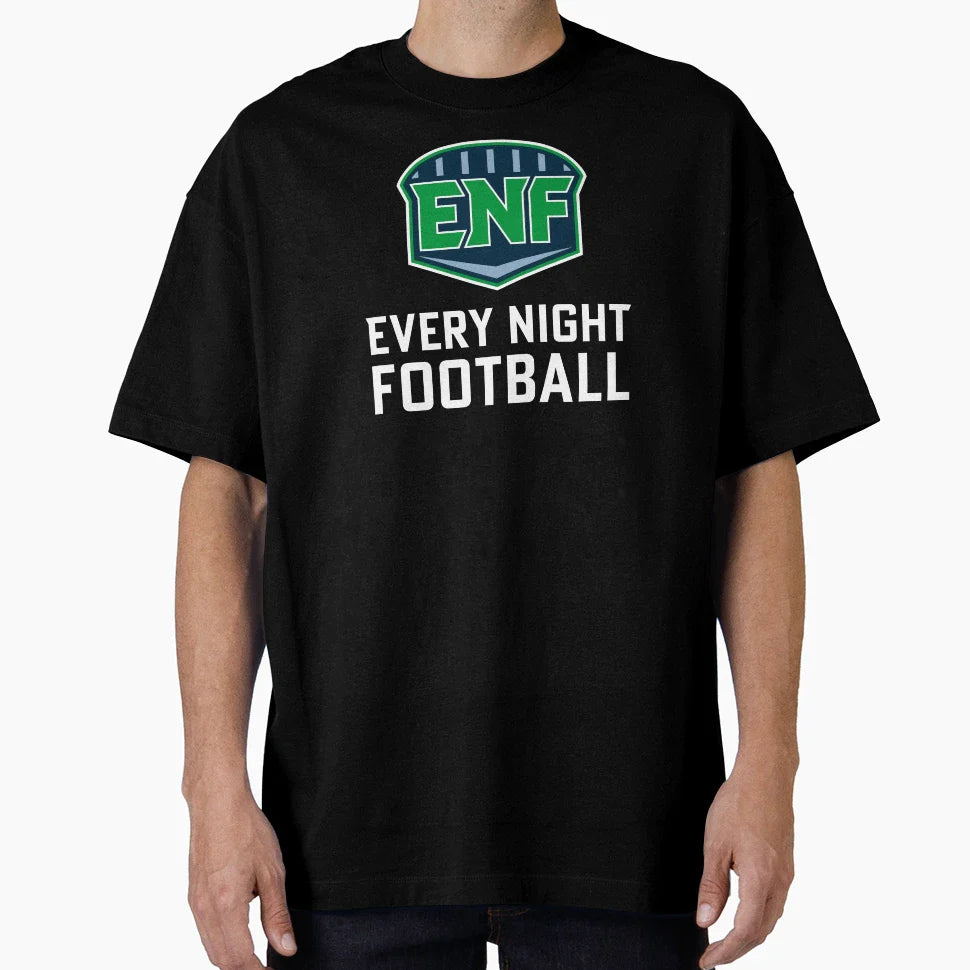 Every Night Football Primary Lockup T-Shirt - Aesthetic Graphic Unisex