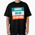 Sundays Are Dolphins T-Shirt - Trendy Graphic Unisex