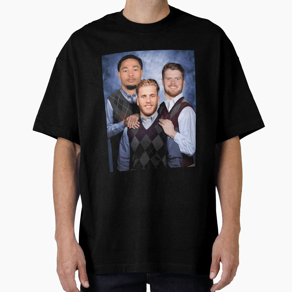 Sam Darnold Jaxon Smith Njigba Cooper T-Shirt - Trendy Graphic Men Women