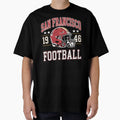 San Francisco Football Helmet Team T-Shirt - Unique Graphic Men Women