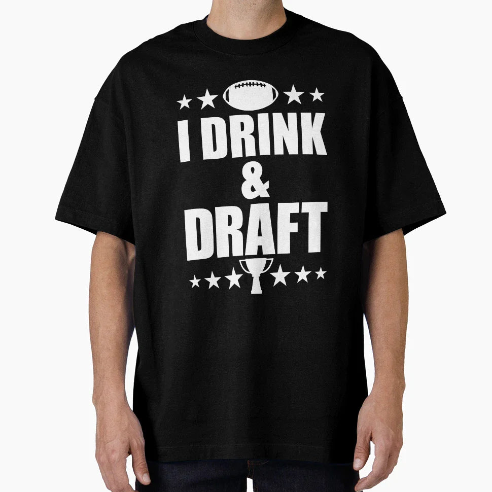 I Drink Draft T-Shirt - Aesthetic Graphic for Adults