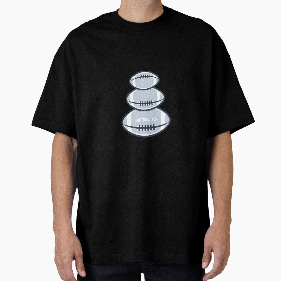 Football Zen T-Shirt - Fun Novelty Design for Adults