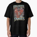 Edgerrin James Miami Hurricanes Art T-Shirt - Casual Everyday Wear Unisex