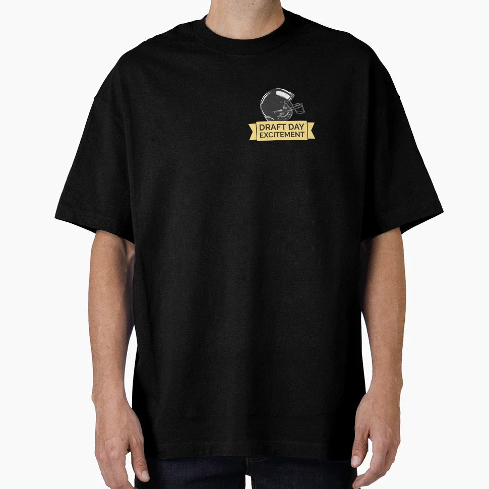 Draft Day Excitement T-Shirt - Custom Art Print Men Women