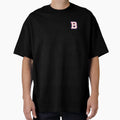 Buffalo Letter B Helmet Face Mask T-Shirt - Minimalist Print for Adults
