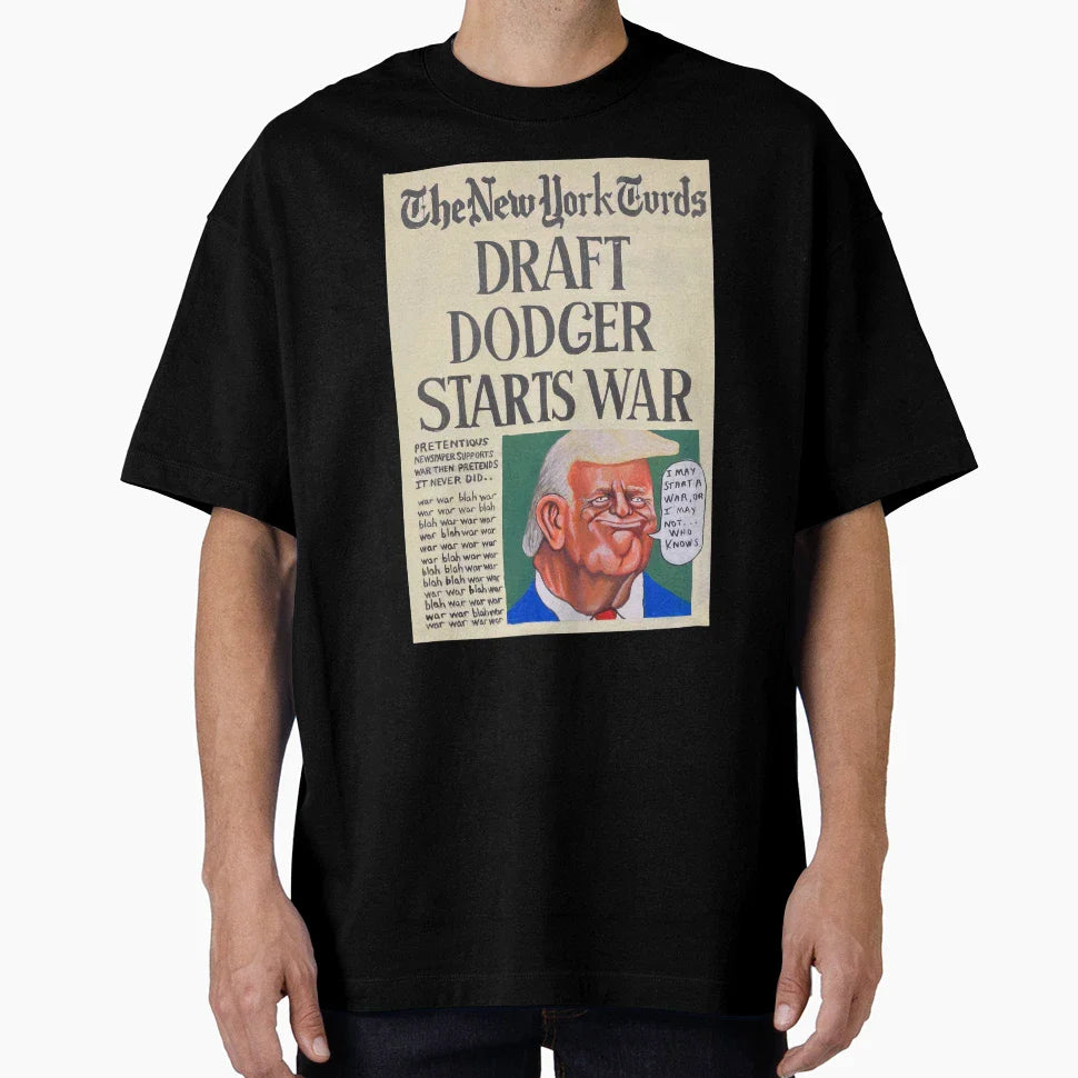 Trump Cover New York Turds T-Shirt - Streetwear Style for Adults