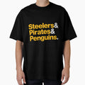 Pittsburgh Sports Teams 412 T-Shirt - Novelty Apparel Unisex