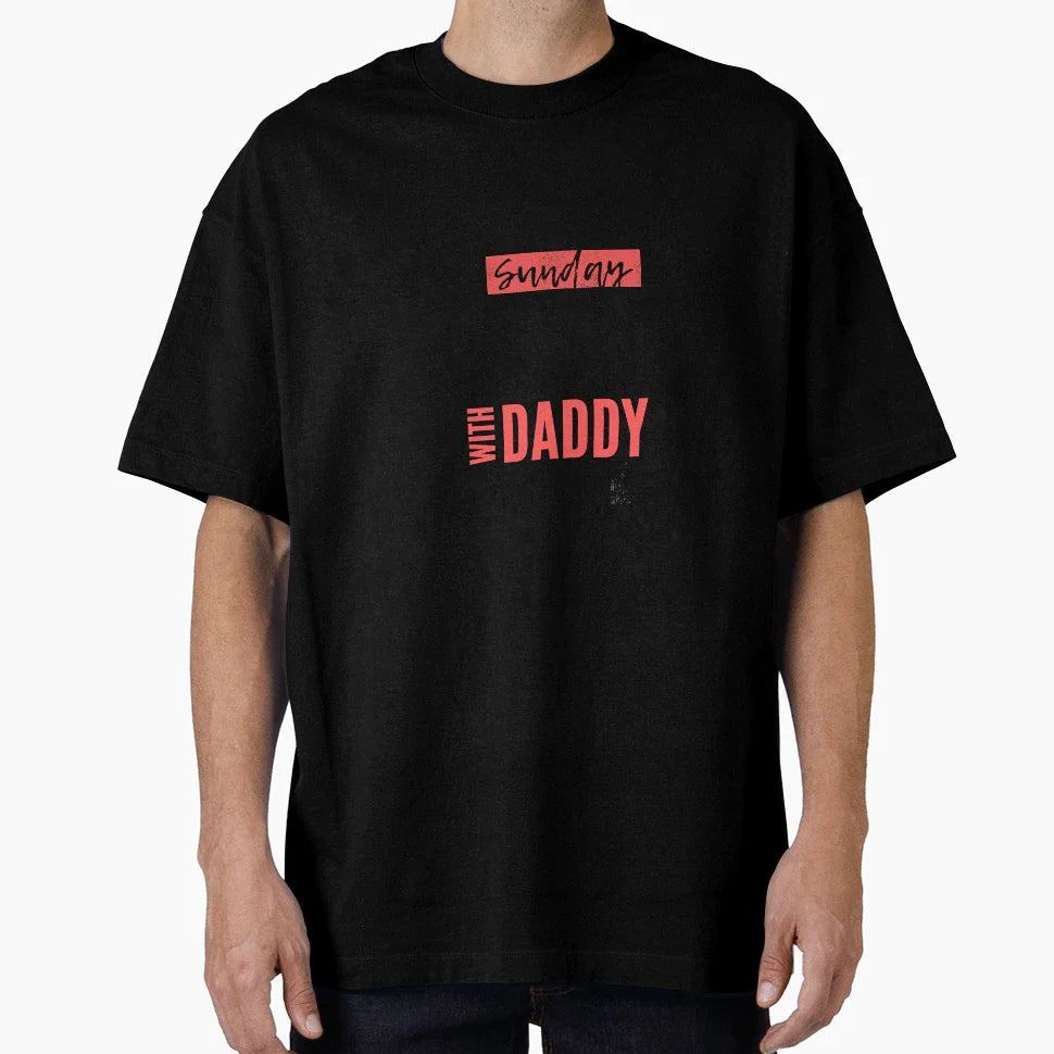 Sundays We Watch Football Daddy T-Shirt - Trendy Graphic Men Women