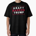 Draft Barron Trump Anti Maga T-Shirt - Minimalist Print for Adults