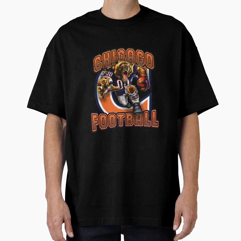 Chicago Football T-Shirt - Novelty Apparel for Adults