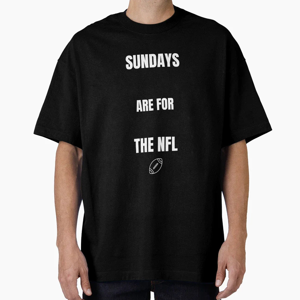 Sundays Are Nfl Matching Dad And Set T-Shirt - Novelty Apparel for Adults