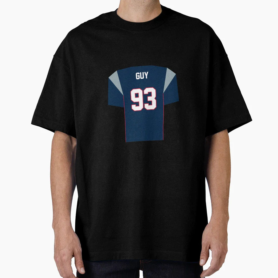 Lawrence Guy Patriots Jersey T-Shirt - Streetwear Style for Adults