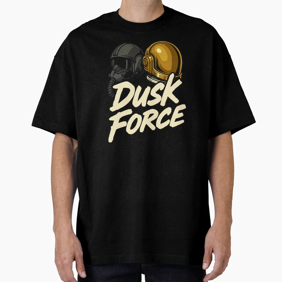 Dusk Force Air Force Astronaut T-Shirt - Casual Everyday Wear for Adults