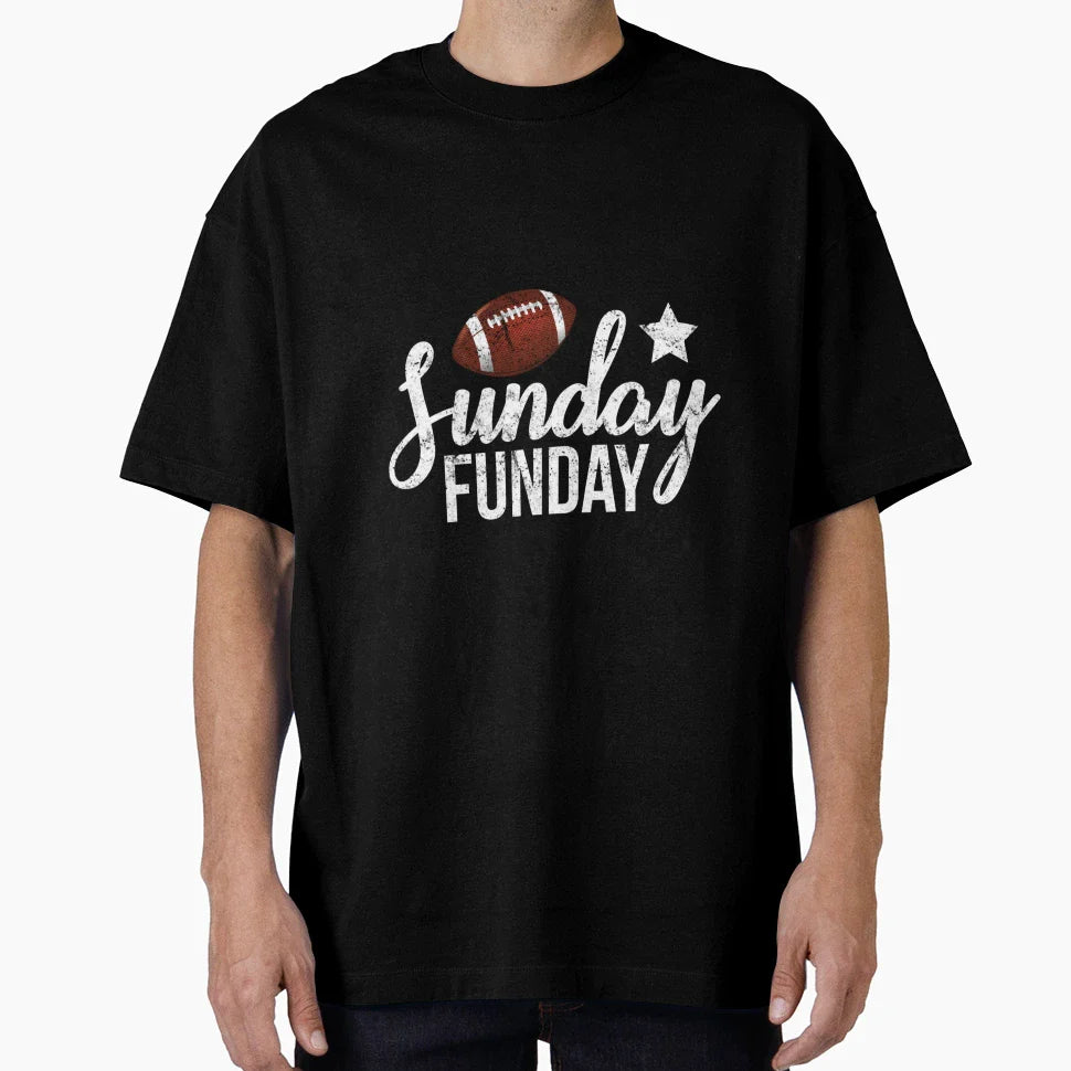 Sunday Football Funday Season T-Shirt - Trendy Graphic Men Women