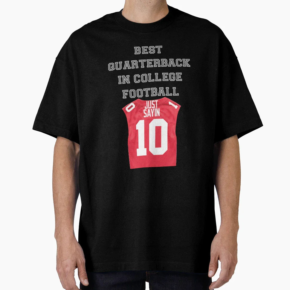 Best Quarterback College Football T-Shirt - Casual Everyday Wear Unisex