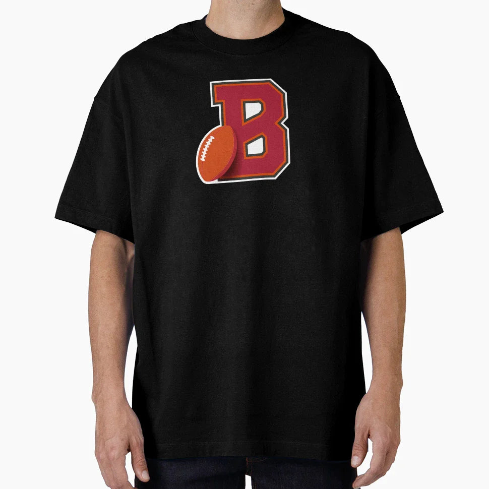 Tampa Bay Football Monogram T-Shirt - Fun Novelty Design for Adults