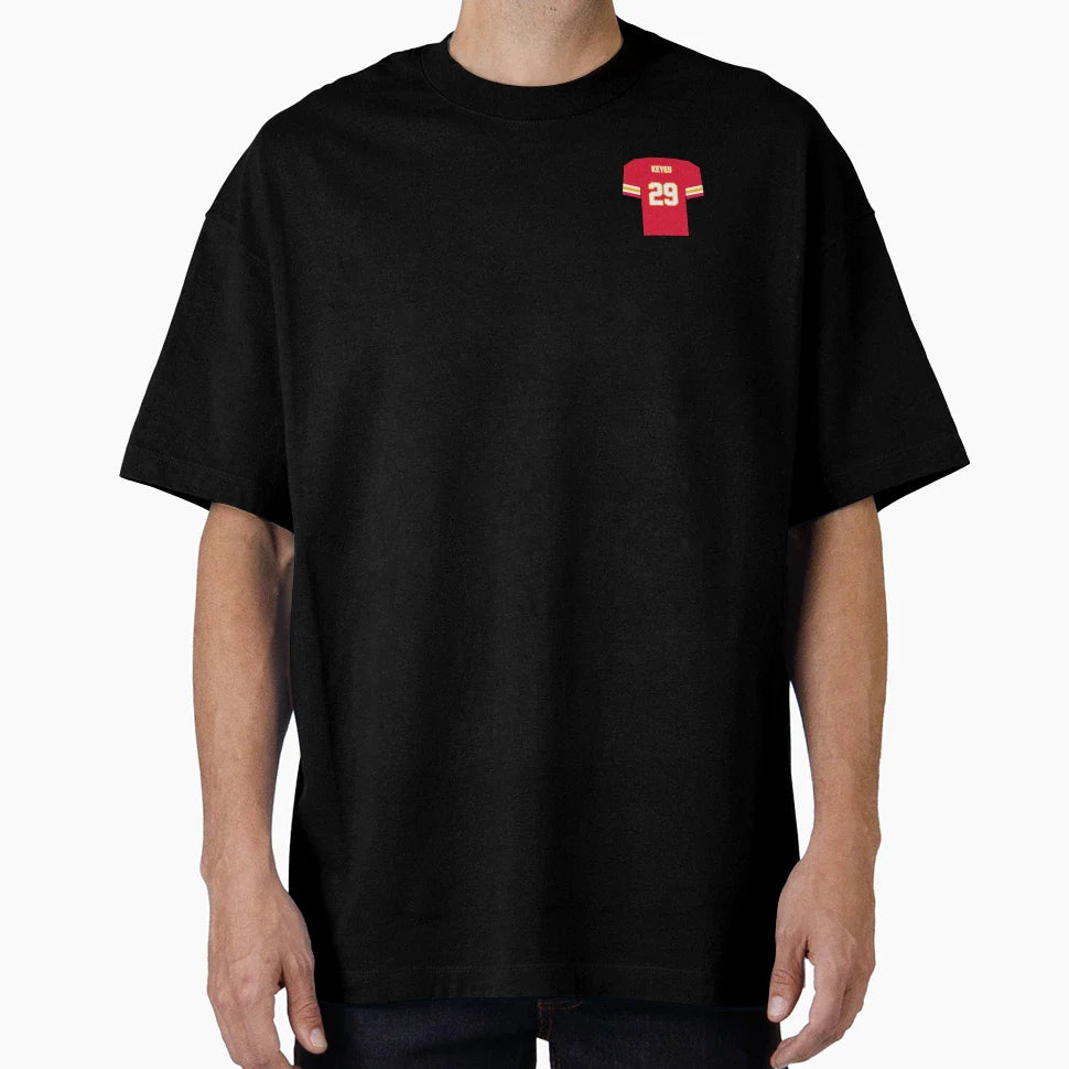 Bopete Keyes Chiefs Jersey T-Shirt - Custom Art Print Unisex