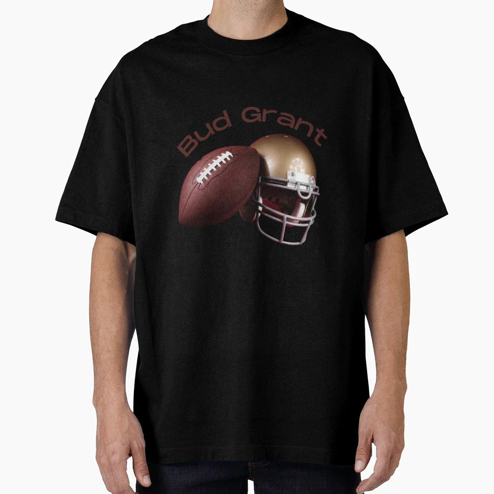 Bud Grant Minnesota Viking Coach T-Shirt - Graphic Print Unisex