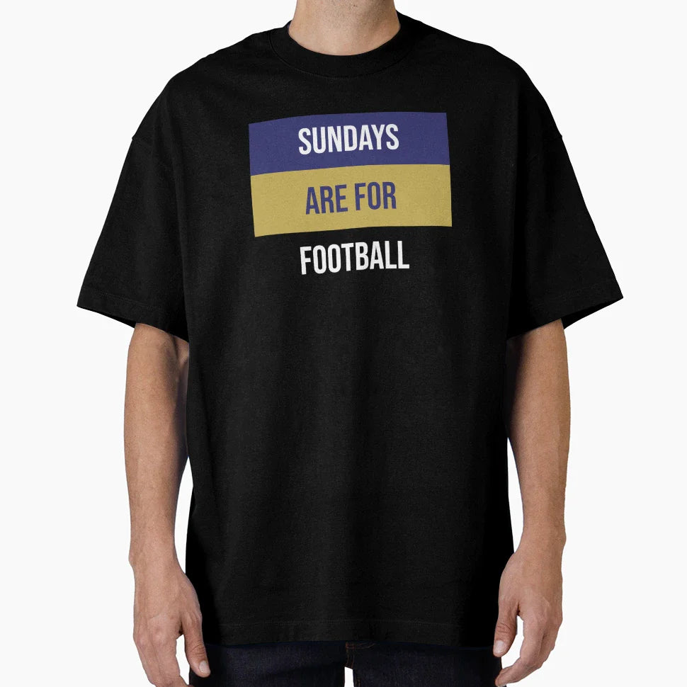 Sundays Are Football T-Shirt - Custom Art Print Unisex