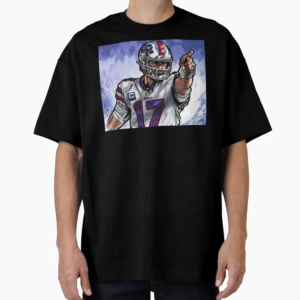 Allen First Down Full T-Shirt - Trendy Graphic Men Women