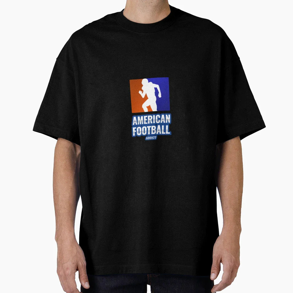 American Football Addict T-Shirt - Custom Art Print Unisex