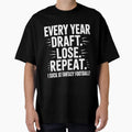 Draft Lose Repeat I Suck Fantasy T-Shirt - Minimalist Print Unisex