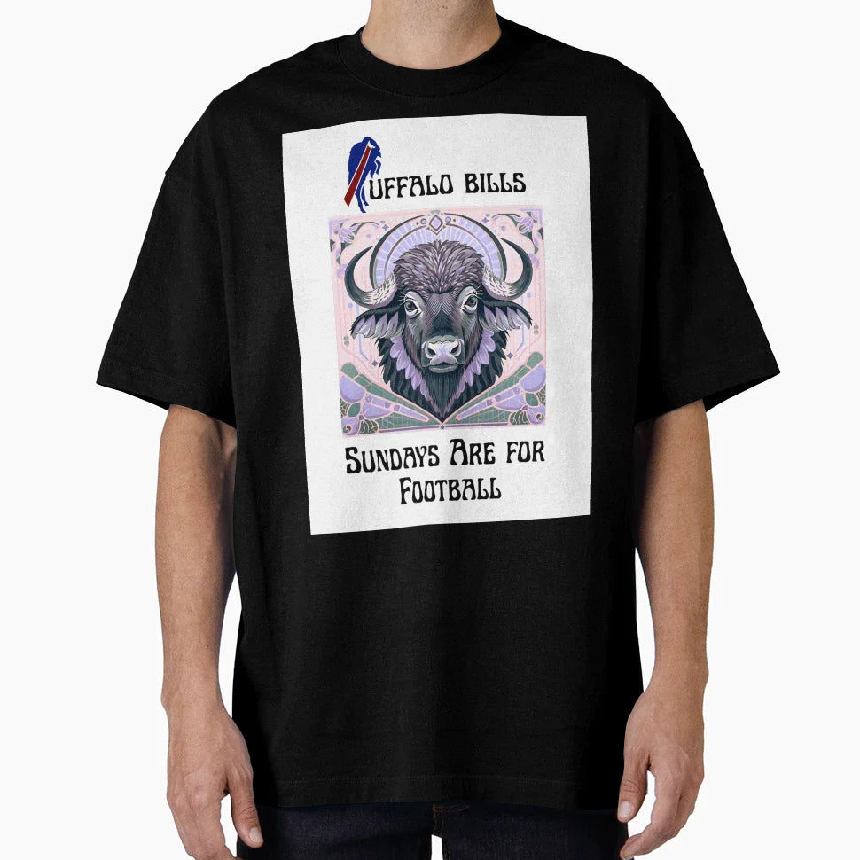 Sundays Are Football T-Shirt - Fun Novelty Design Men Women