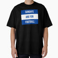 Sundays Are Football T-Shirt - Minimalist Print Unisex