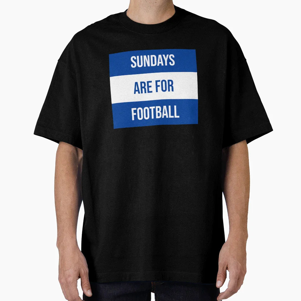 Sundays Are Football T-Shirt - Minimalist Print Unisex
