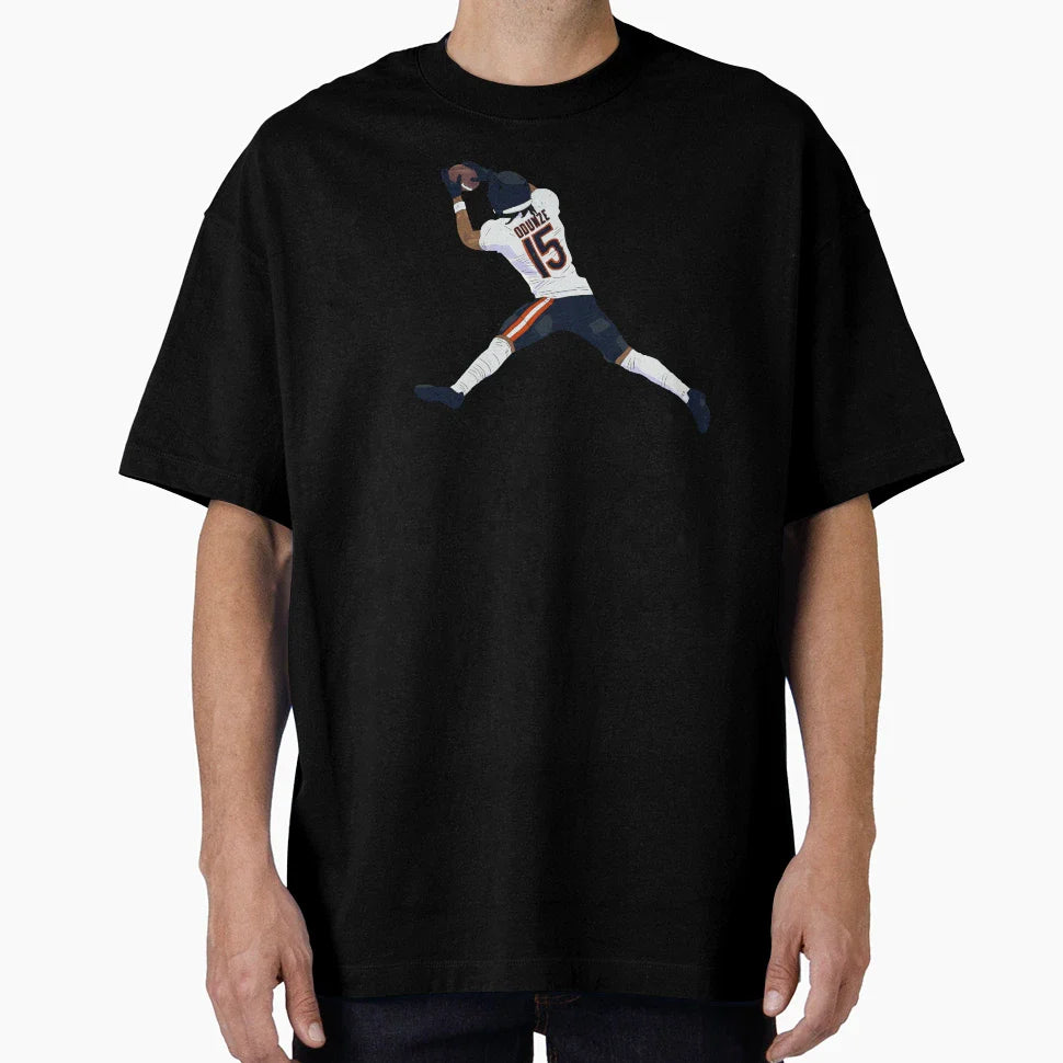 Rome Odunze Celebrating Chicago T-Shirt - Novelty Apparel Unisex